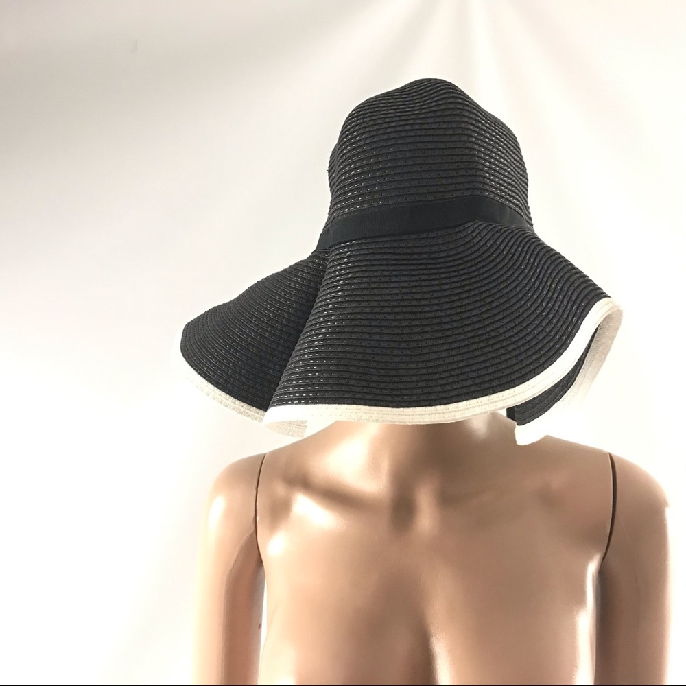 Furtalk Women's Straw Hat Black One Size